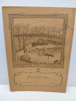 9 Libretas Escolares Animales 1960