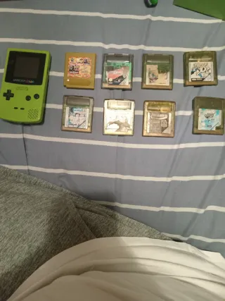 Consola Game Boy Color Verde + 7 Juegos