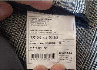 Completo uomo taglia 52