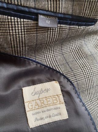 Completo uomo taglia 52