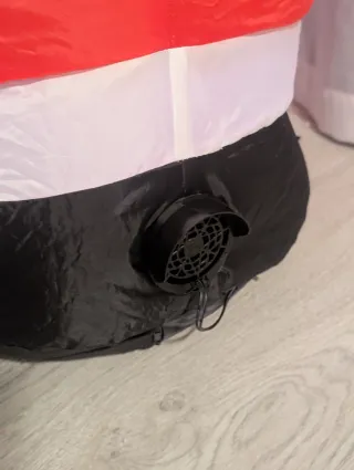 Papá Noel hinchable grande