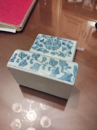 Caja joyero porcelana china vintage