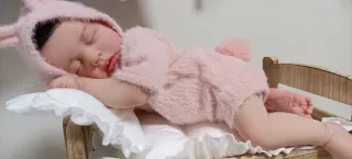 Bebé Reborn Artesanal Silicona Platino