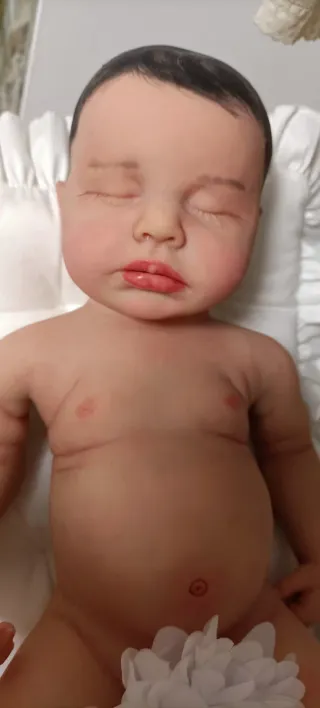 Bebé Reborn Artesanal Silicona Platino