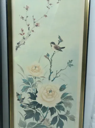 Vecchie litografie in stile orientale con sigillo