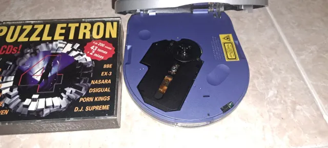 Discman Firstline Plata Portátil
