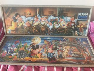 2 Quadri Puzzle Disney per la Decorazione
