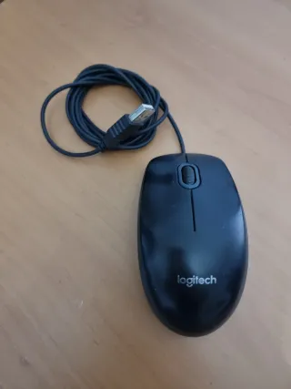 Ratón Logitech USB Negro