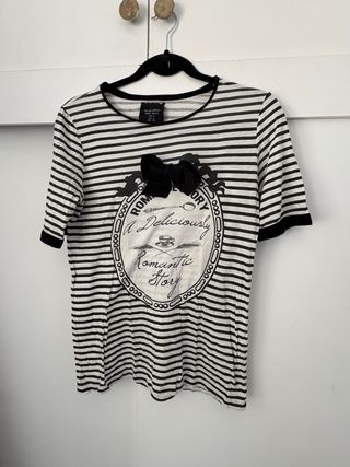 Camiseta Zara Rayas Talla S