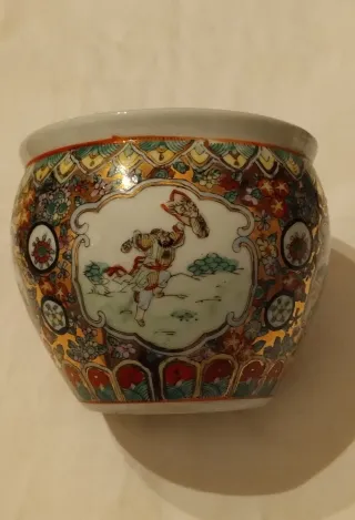 Vaso Porcellana Cinese Vintage