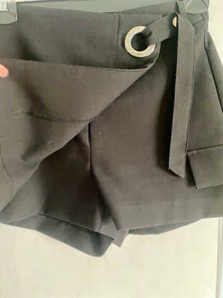 Falda pantalón negra talla M