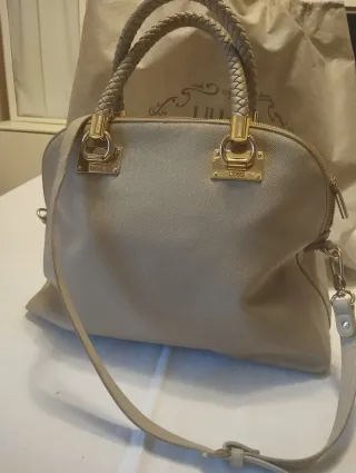 Borsa Liu Jo Beige Grande Tracolla Spalla