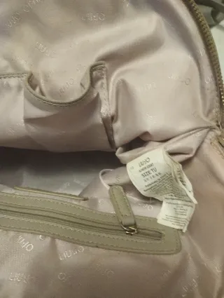 Borsa Liu Jo Beige Grande Tracolla Spalla