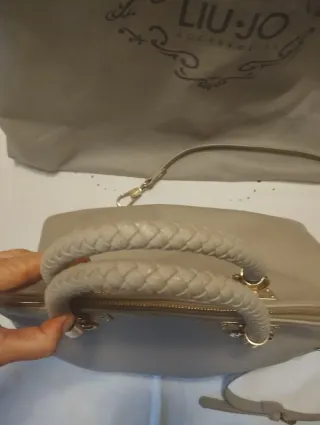 Borsa Liu Jo Beige Grande Tracolla Spalla