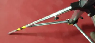 Torreta trípode telescópica manual