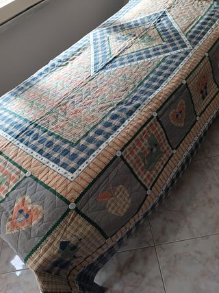 Trapunta singola trapuntata