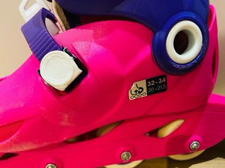 Patines Oxelo Talla 32 Niña Rosa/Azul