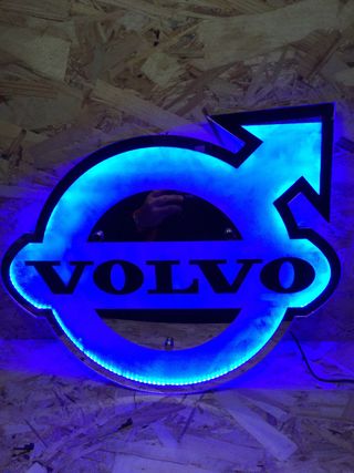 Letrero Luminoso Volvo Espejo Cabina