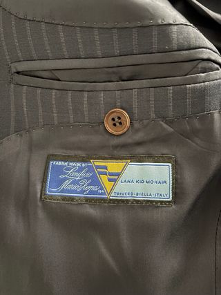 Traje Cortefiel Lana Azul Talla 50