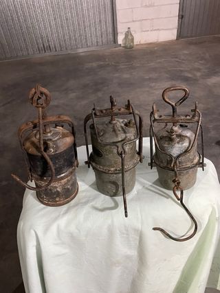 Lampade da minatore antiche