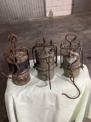 Lampade da minatore antiche