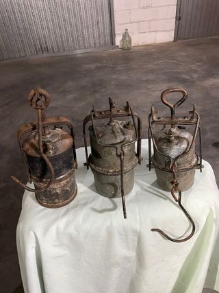 Lampade da minatore antiche