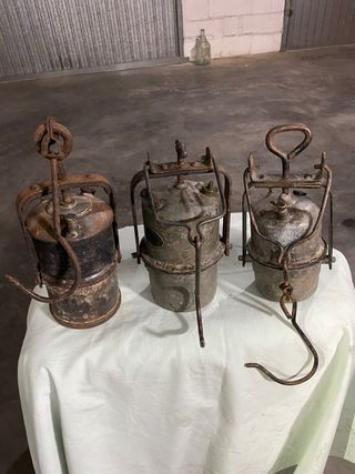 Lampade da minatore antiche