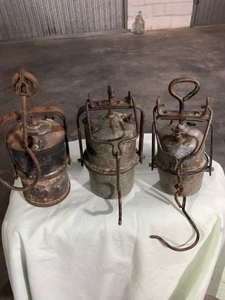 Lampade da minatore antiche