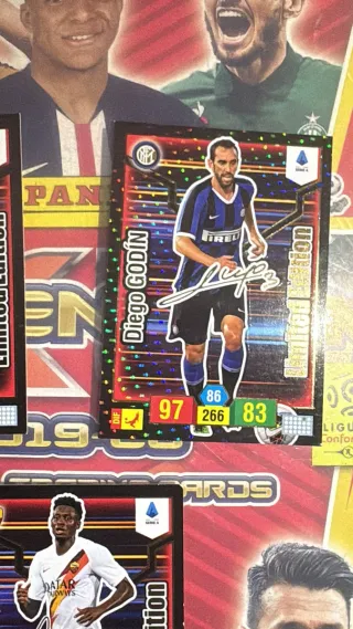 3 Cromos firmados Adrenalyn xl calciatori 19-20