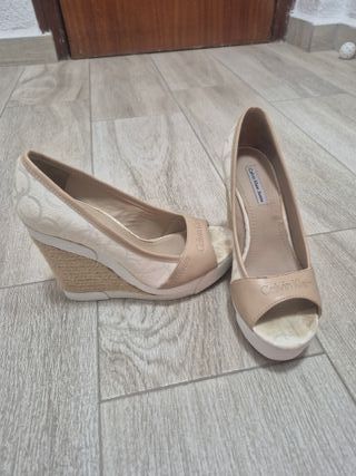 Sandalias Calvin Klein Jeans Beige/Blanco