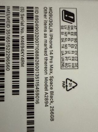 iPhone 14 Pro Max 256GB