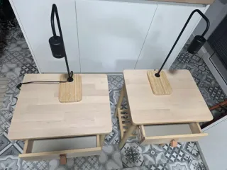 Mesita de noche Ikea madera