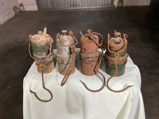 Lampade da minatore antiche