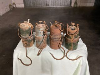 Lampade da minatore antiche