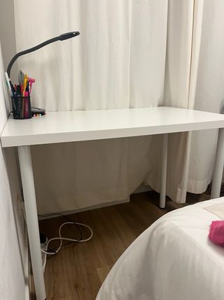 Mesa escritorio blanca 100x60x74cm