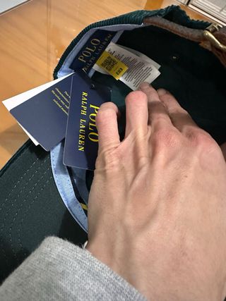 Lote 2 Gorras Polo Ralph Lauren Corduroy