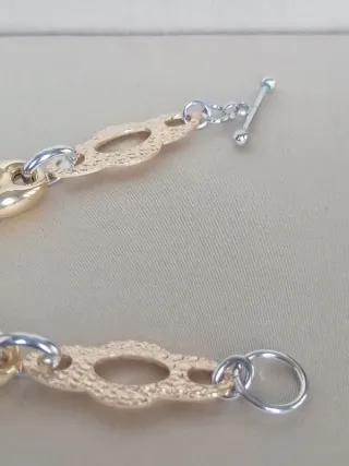 Bracciale 925 Oro e Argento