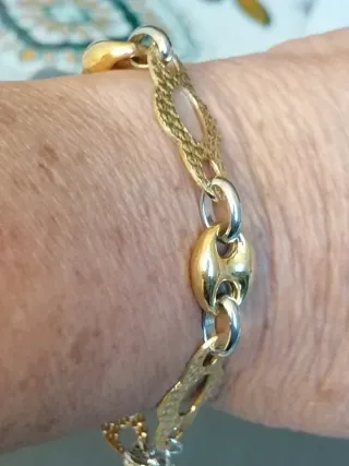 Bracciale 925 Oro e Argento