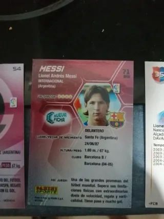 Cromos Leo Messi Rookie lote de 2.