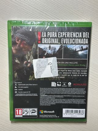 Metal Gear Solid 3 Snake Eater Edición Día Uno