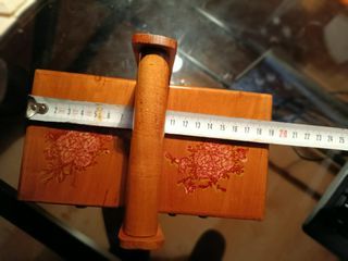 Costurero antiguo madera abatible