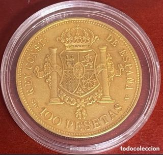 Moneda Alfonso XIII 1897 Oro Puro