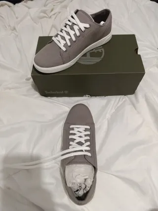 Zapatos Timberland Grises y Blancos