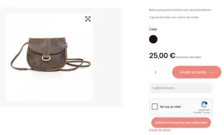 Bolso pequeño de cuero morgado piel