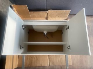 Mueble de baño 46x80x86,5 - incluye grifo y tapón