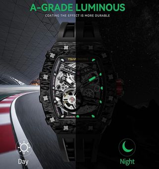 Reloj TSAR BOMBA TB8208 Fibra Carbono