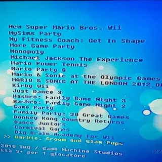 Nintendo Wii Nera + 36 Giochi