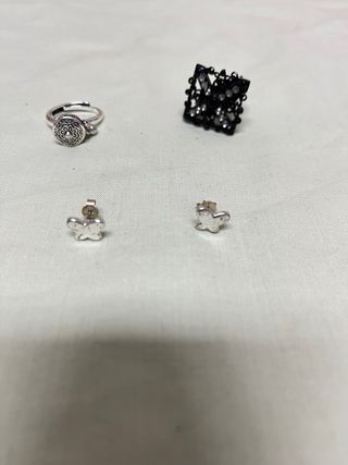 Conjunto de Pulsera, Anillo, Pendientes y Colgante