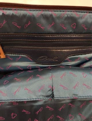 Bolso de mano piel hecho a mano