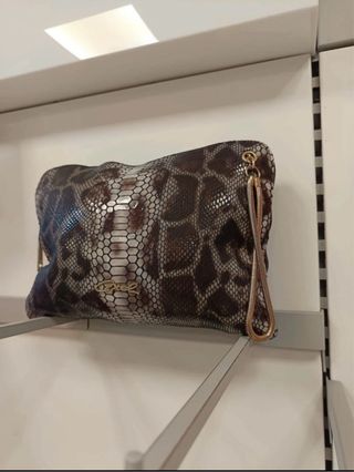 Bolso de mano piel hecho a mano